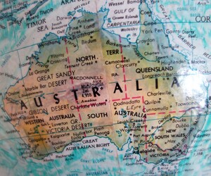 オーストラリアの地図