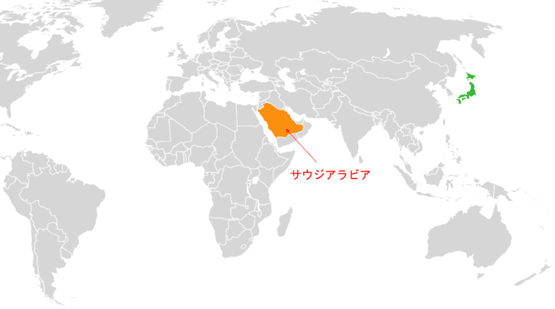 サウジアラビア 地図